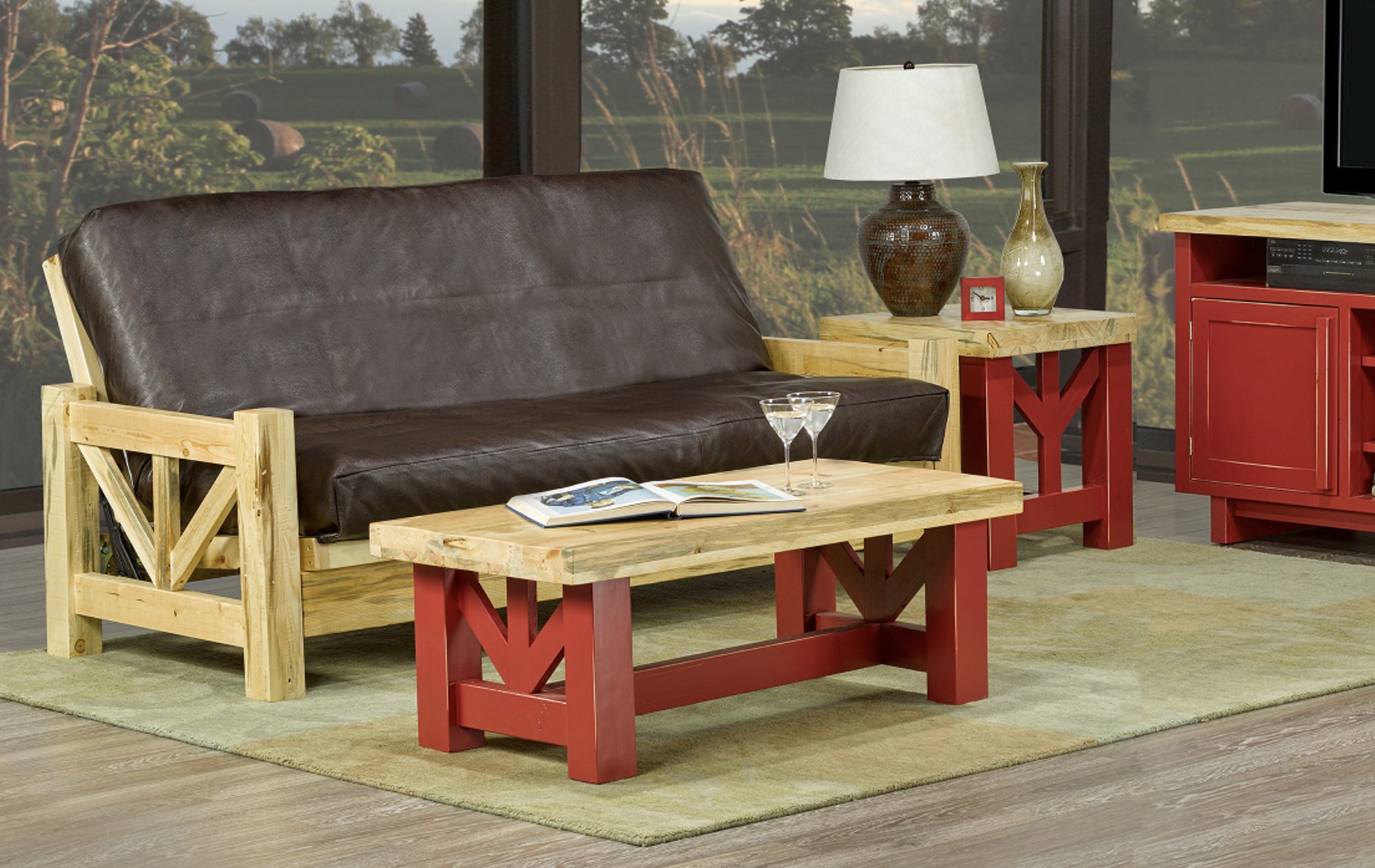 Beetlewood Living Room tagged "Living Room Furniture" Log Furniture