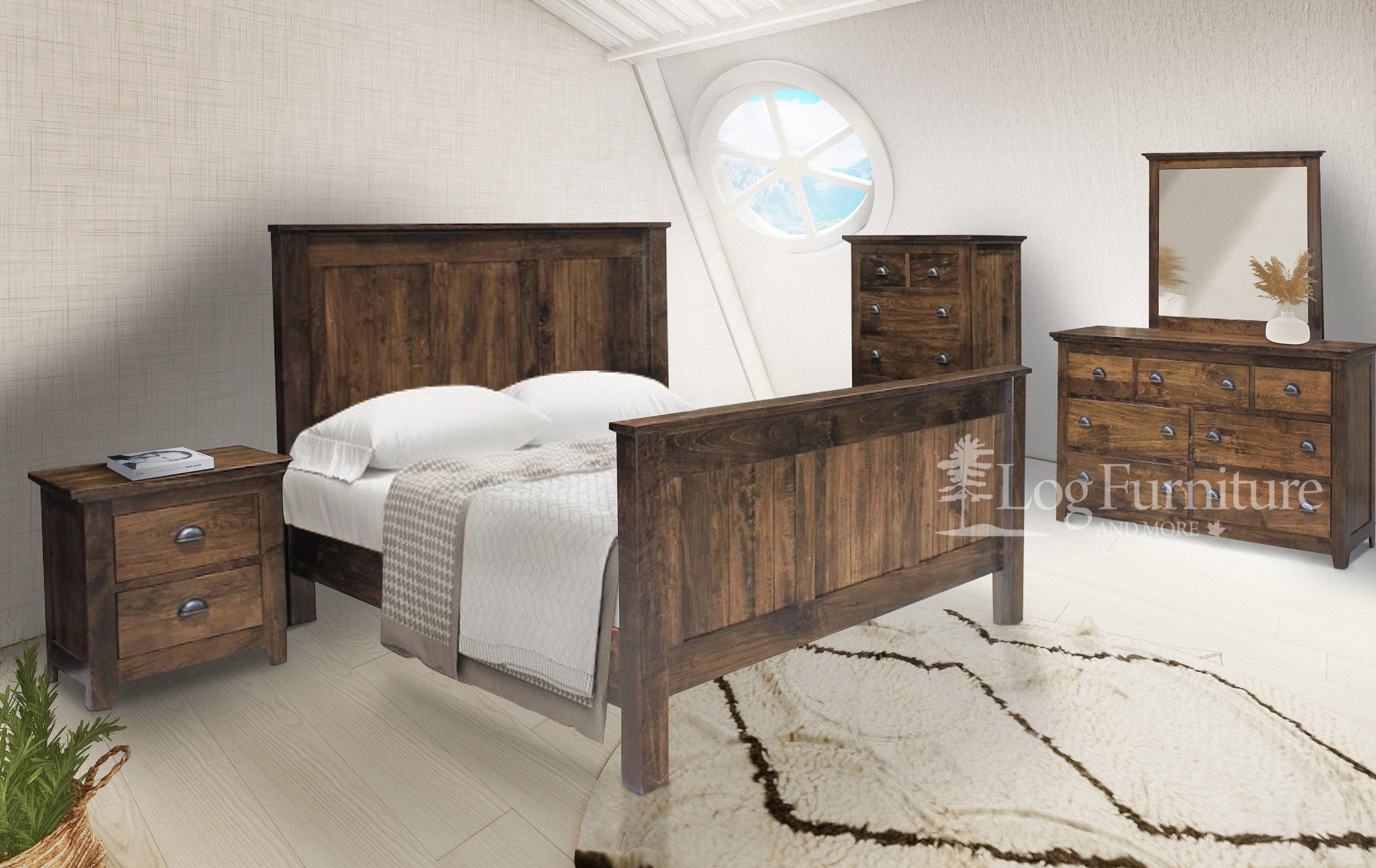Harvest Bedroom Log Furniture and More