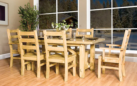 Heritage River Pine Timber Dining Room