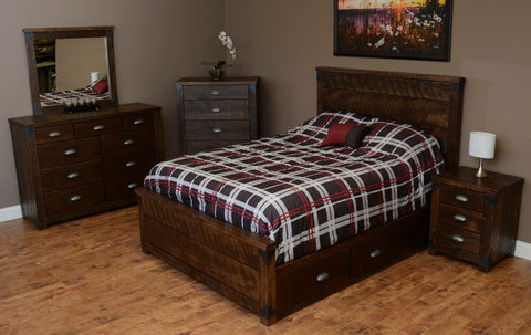 Timber and Iron Bedroom