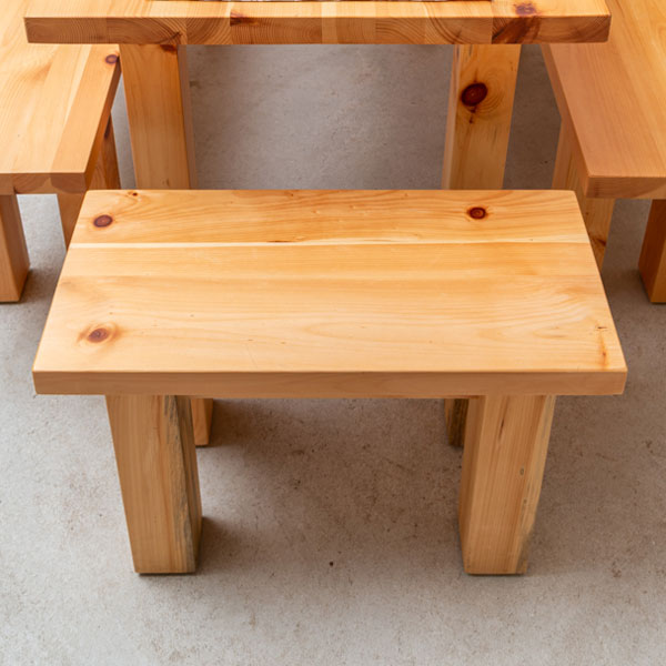 36" Pine Dining Bench