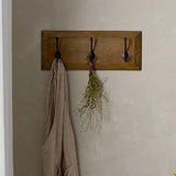 3 Hook Panel Coat Rack Classic