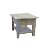 A Series End Table Unfinished