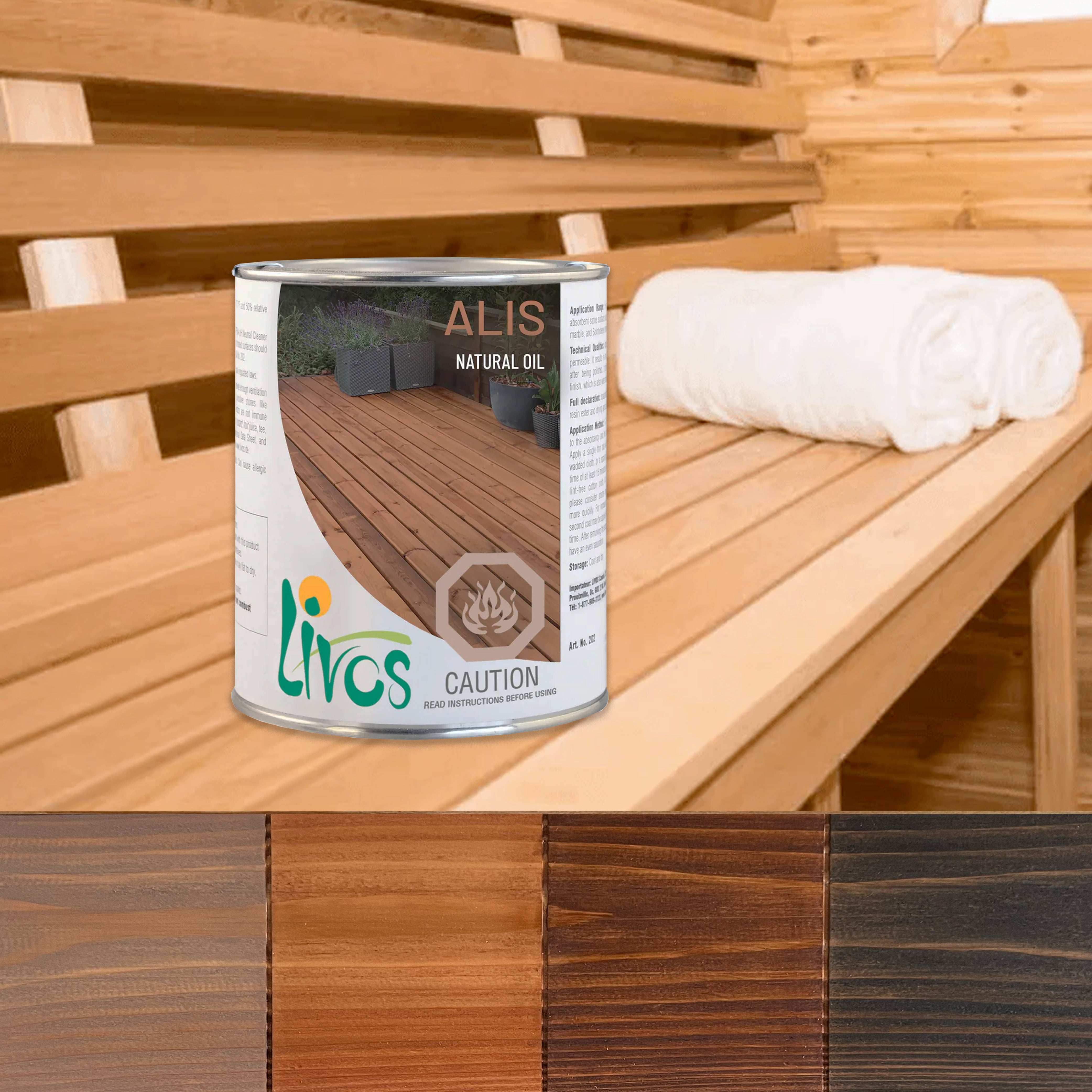 Alis External Stain for Saunas