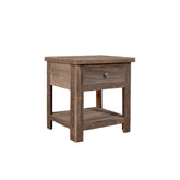 Barn Wood 1 Drawer Night Stand
