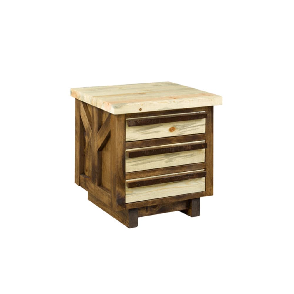 Beetlewood 3 Drawer Nightstand