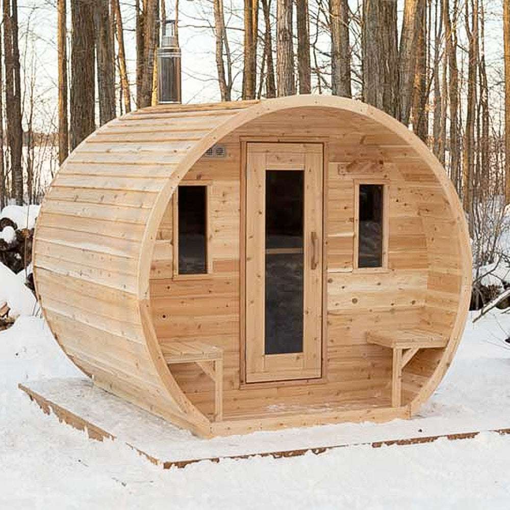 Outdoor White Cedar Elation Sauna