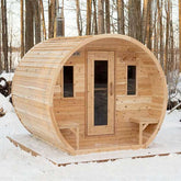 Outdoor White Cedar Elation Sauna