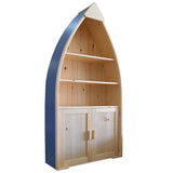 Canoe Bookcase with Doors