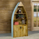 Canoe Bookcase with Doors