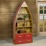 Canoe Bookcase with Doors