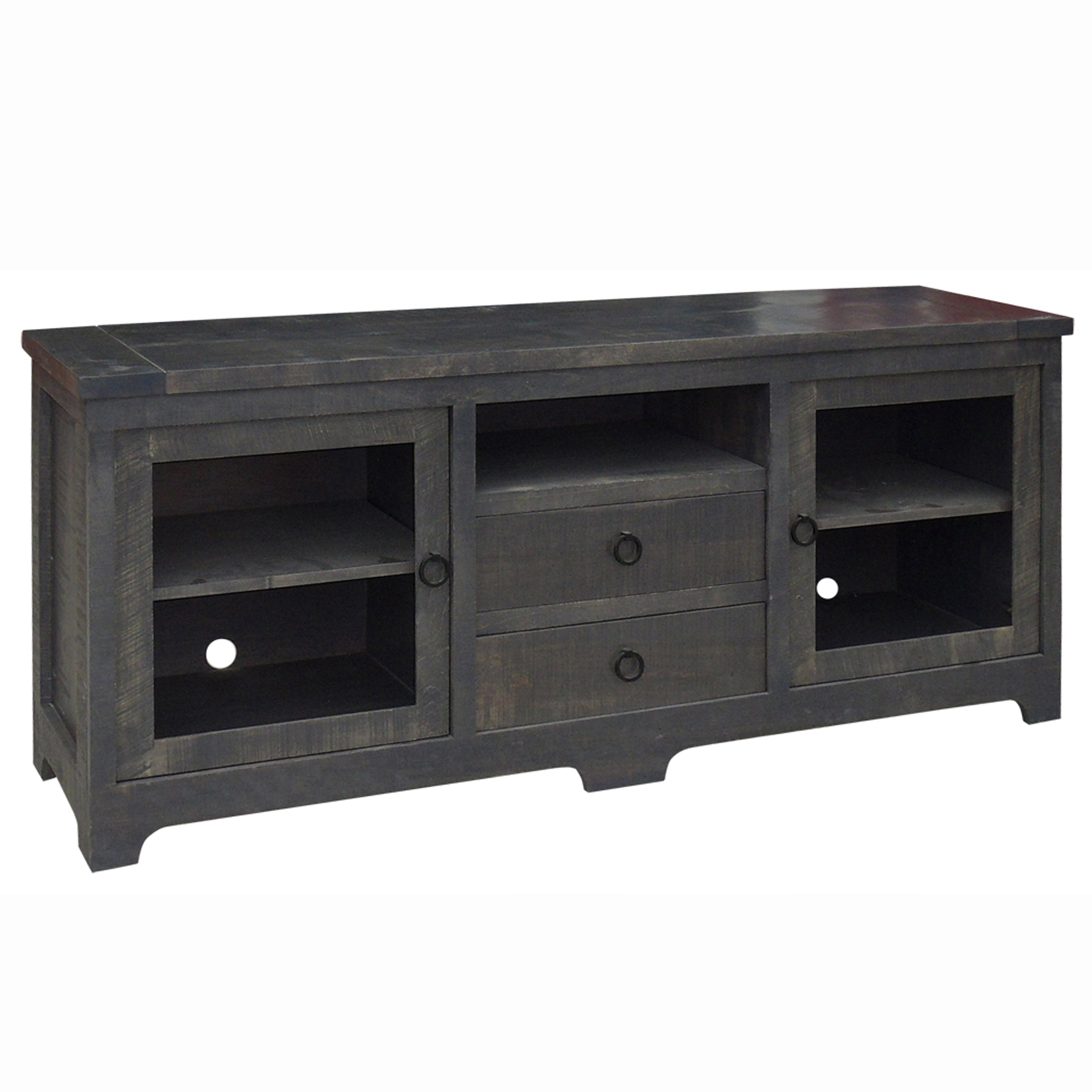 Century 2 Drawer 2 Door Entertainment Center