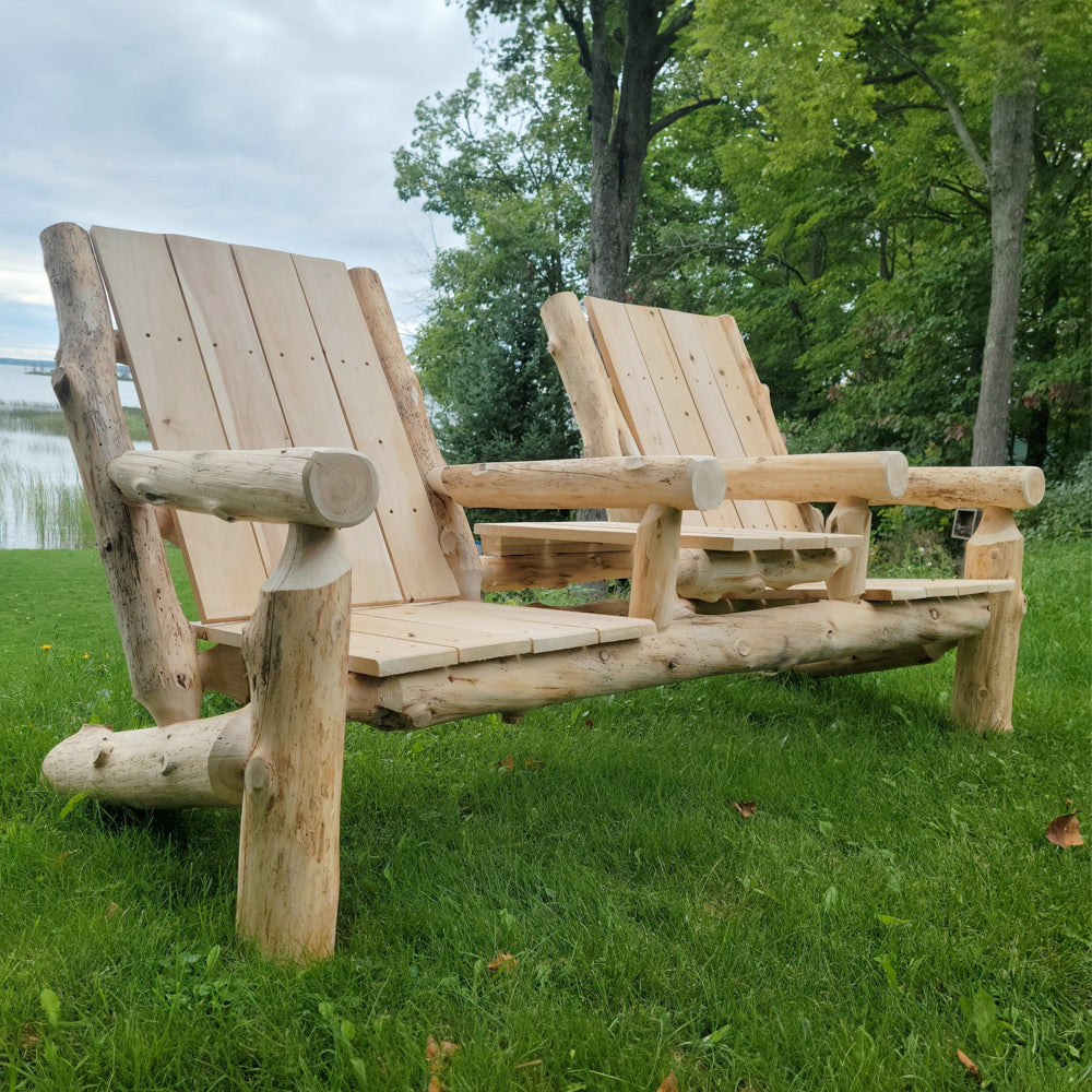 Custom Outdoor Log Furniture