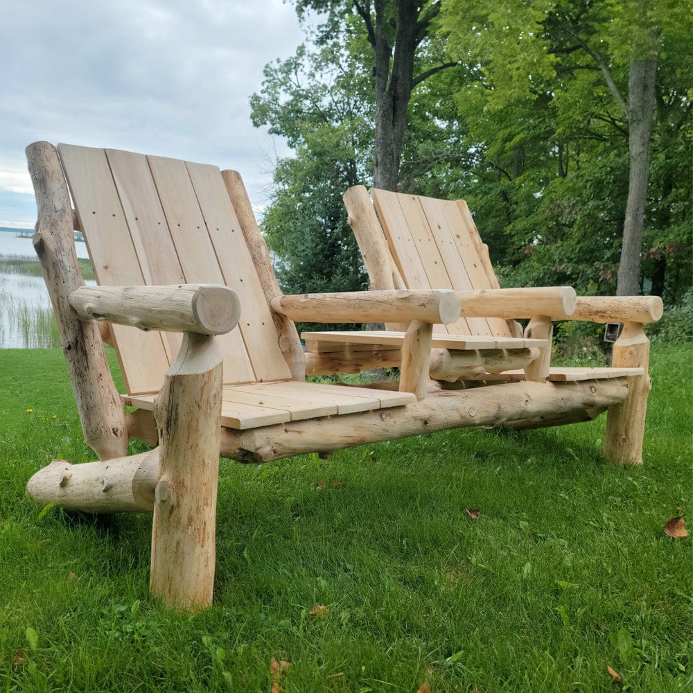 Custom Outdoor Log Furniture