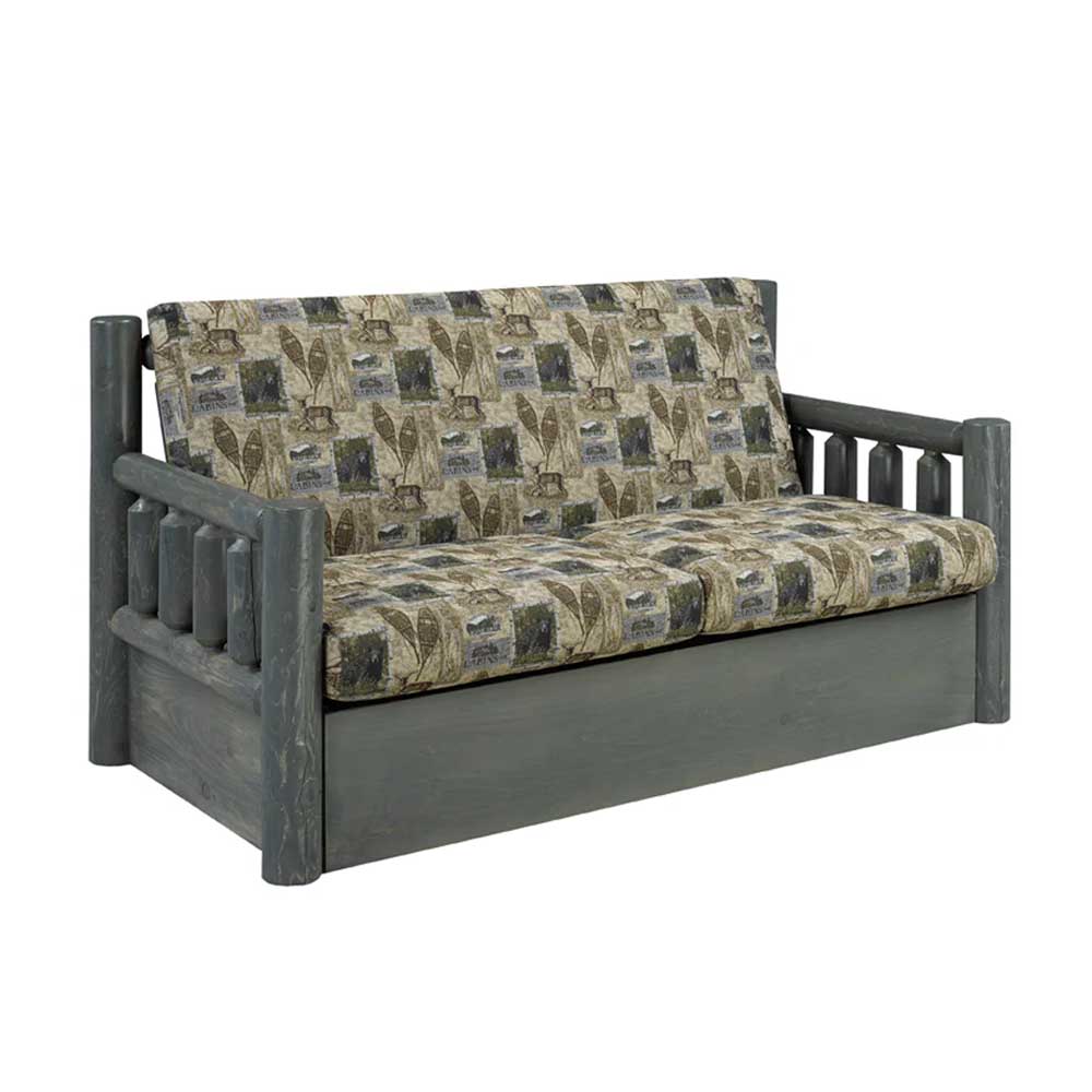 Double Log Pullout Sofa Sleeper
