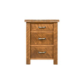 Edgewood Live Edge 3 Drawer Nightstand