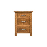 Edgewood Live Edge 3 Drawer Nightstand