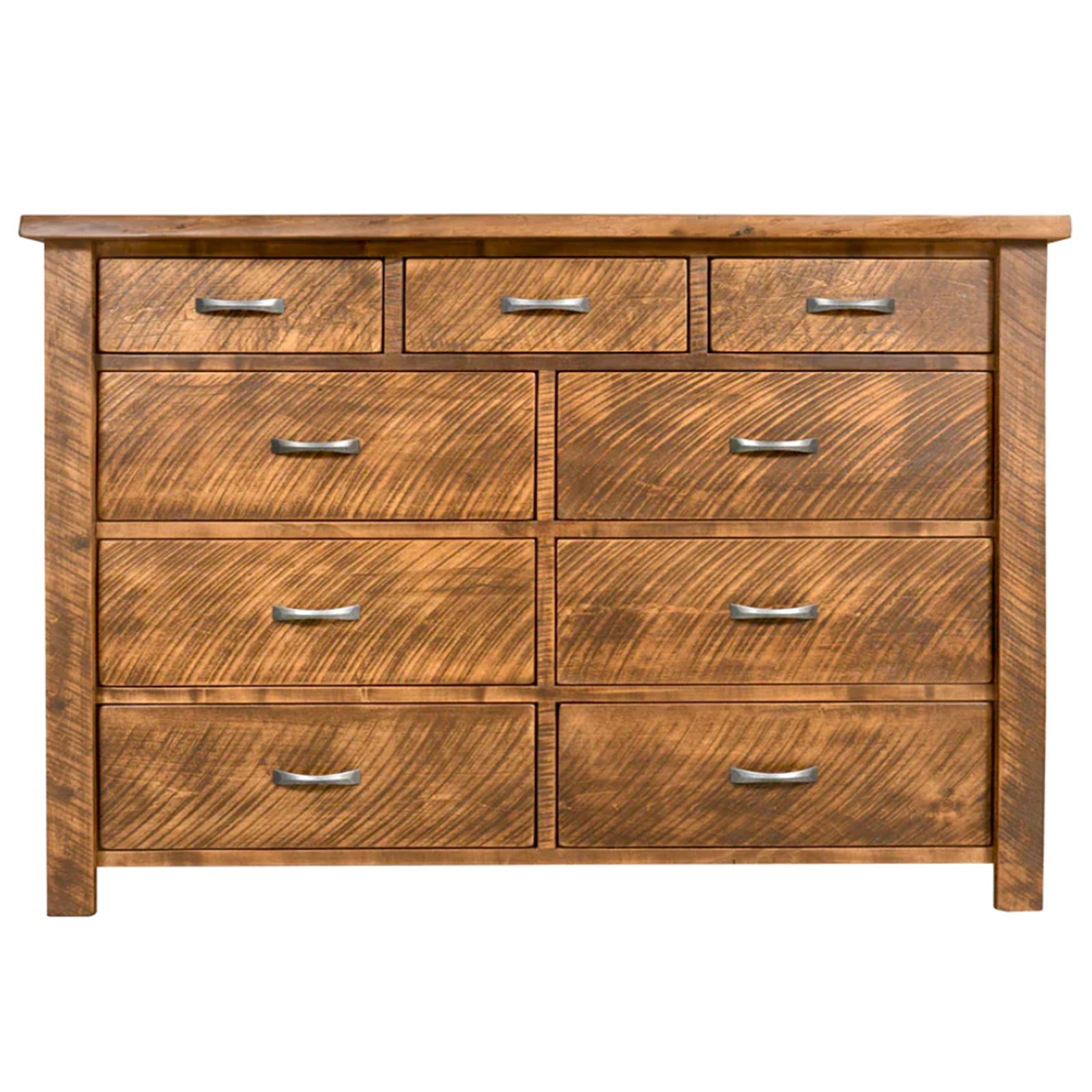 Edgewood Live Edge 9 Drawer Dresser 6 Ft Wide