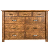 Edgewood Live Edge 9 Drawer Dresser 6 Ft Wide