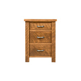 Edgewood Straight Edge 3 Drawer Nightstand