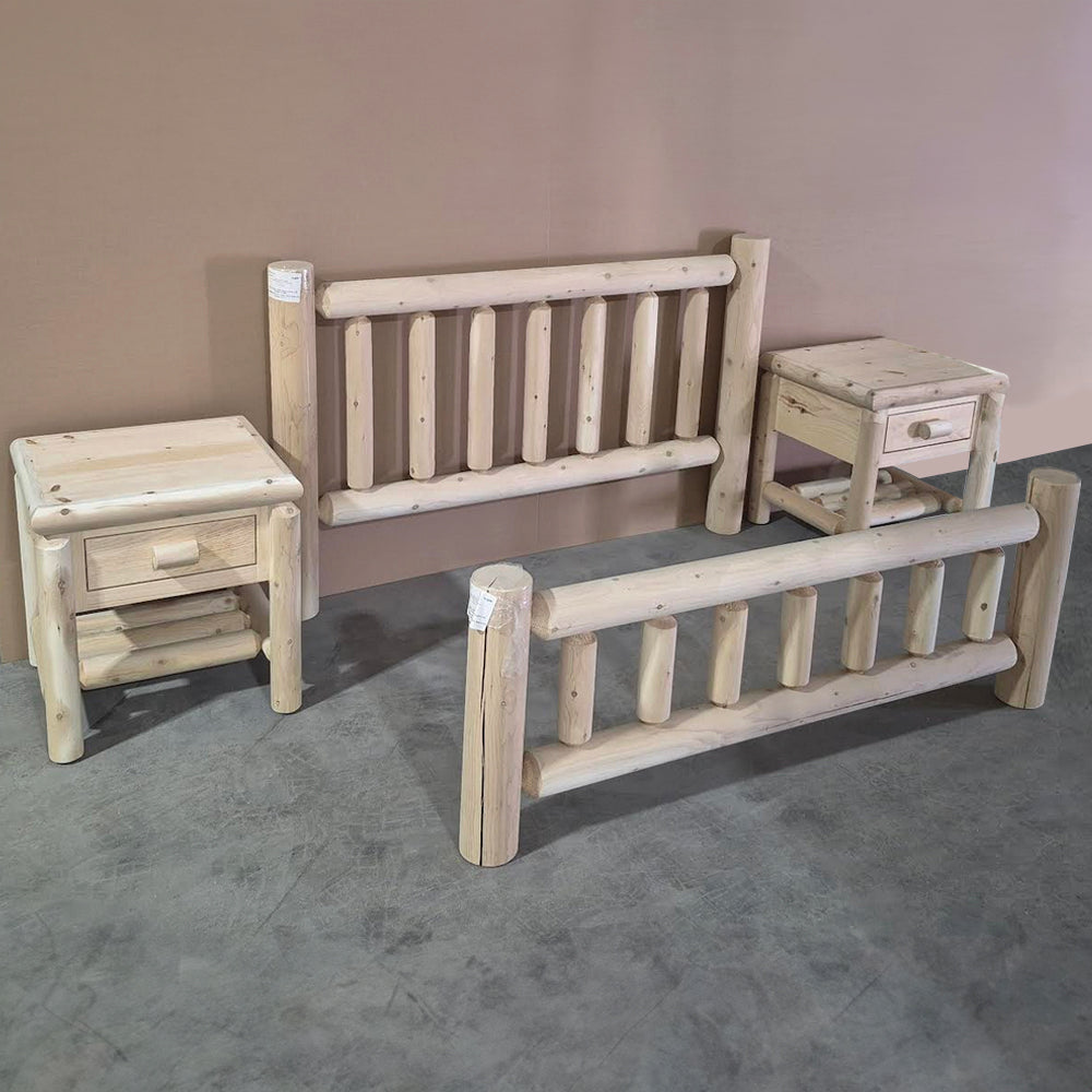 Expressions Log Bedroom Unfinished