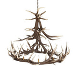 Faux Elk 12 Antler Chandelier
