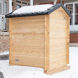 Granby Cabin Sauna Back View
