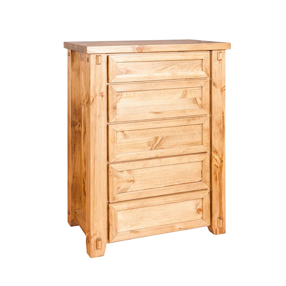 Heritage River 5 Drawer Hiboy Chest