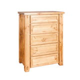 Heritage River 5 Drawer Hiboy Chest