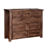 Heritage River 9 Drawer Dresser