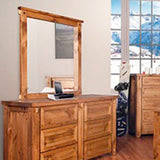 Heritage River Large Landscape Mirror and Dresser
