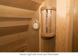 Outdoor Knotty Cedar Cabin Sauna - 6' x 7'
