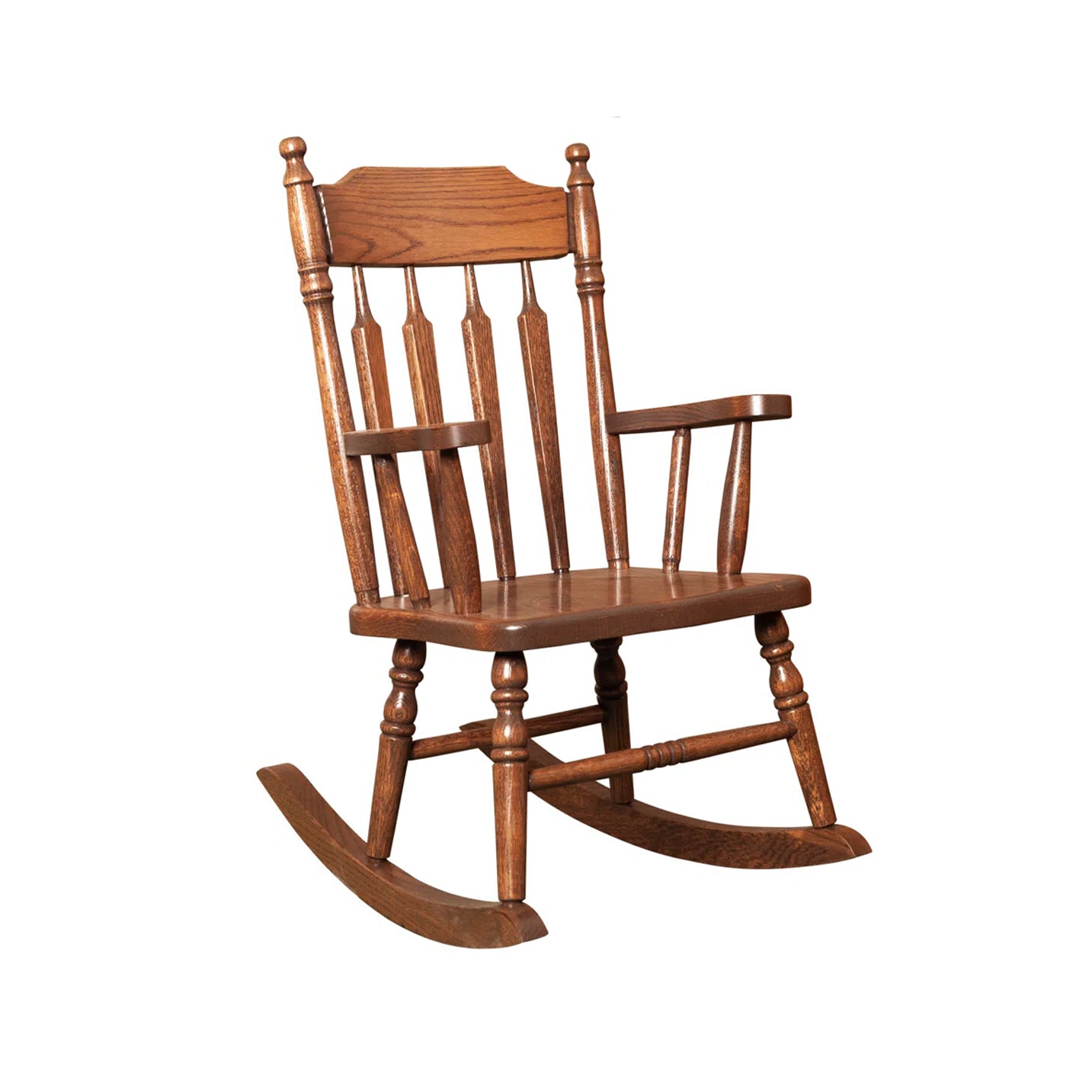 Kid's Plain Back Rocker with Stain