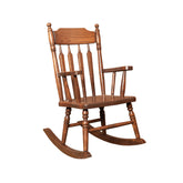 Kid's Plain Back Rocker with Stain