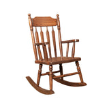 Kid's Plain Back Rocker with Stain