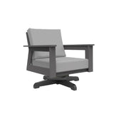 Kimberly Swivel Chair Grey