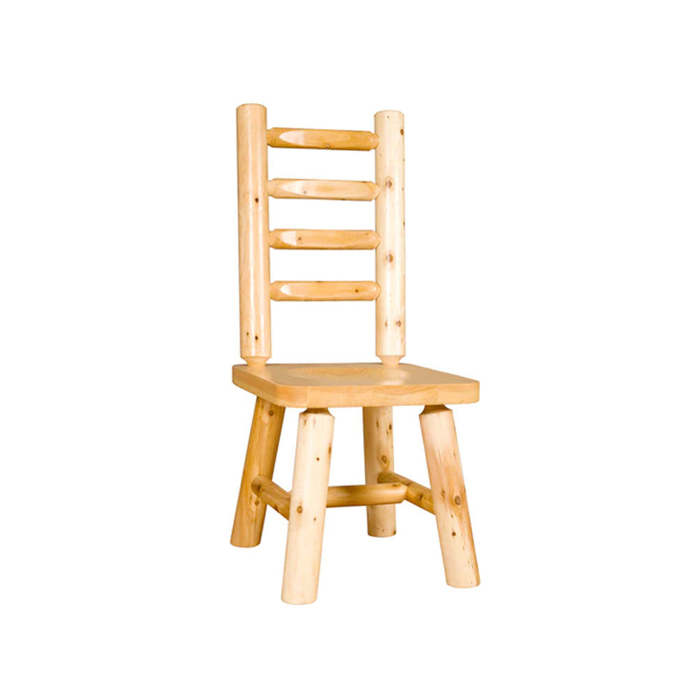 Ladder Back Log Side Chair