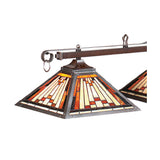 Laredo 54" 3 Bulb Billiard Light Close Up