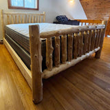 Log Bed Frame Custom