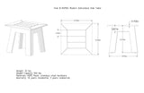 Modern Adirondack Side Table