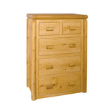 Mountain Lodge 5 Drawer Log Chest