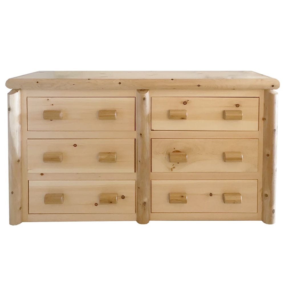 Mountain Lodge 6 Drawer Log Dresser
