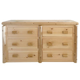 Mountain Lodge 6 Drawer Log Dresser