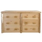 Mountain Lodge 6 Drawer Log Dresser