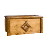 Mountain Lodge Log Blanket / Toy Box