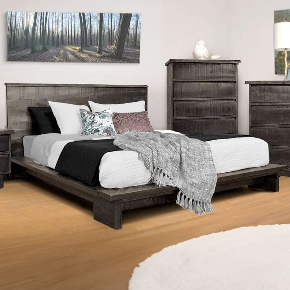 Moxy solid wood platform bed