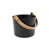 Narvi Black Sauna Bucket and Ladle