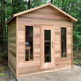 Outdoor Cedar Cabin Sauna - 6' x 8'