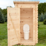 Outdoor Cabin Washroom with Accessories