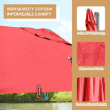 Patio Offset Cantilever Umbrella Waterproof Fabric